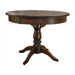 Изображение товара Стол вставка-бабочка обеденный Моро 04 раздвижной орех 100/140*100 Mebelik (круглая столешница, 4 ножки)