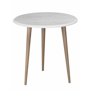 Изображение товара Стол журнальный BeautyStyle 9 дуб дымчатый/шимо Mebelik (круглая столешница, 3 ножки)