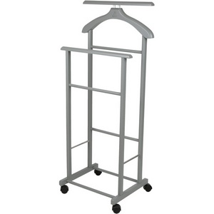 Изображение товара Вешалка костюмная на колесах В 22Н серый от фабрики Mebelik