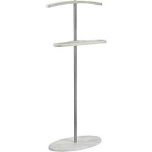 Изображение товара Вешалка костюмная Дэви 3 металлик/дуб дымчатый Mebelik арт.007465