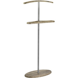 Изображение товара Вешалка костюмная Дэви 3 металлик/дуб крымский состаренный от фабрики Mebelik
