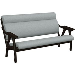 Изображение товара Диван Вега 10 ткань серый, каркас венге от фабрики Mebelik