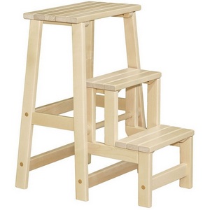 Изображение товара Стул с подставкой для ног с 2 ступенями лак от фабрики Mebelik