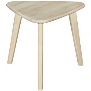 Изображение товара Стол с закругленными углами журнальный Ретро лак Mebelik (треугольная столешница, 3 ножки)