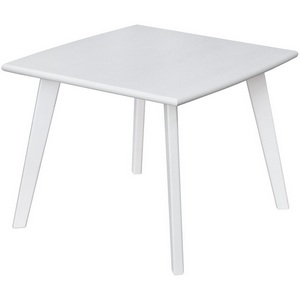 Изображение товара Стол квадратный журнальный Ретро квадратный снег Mebelik (4 ножки)