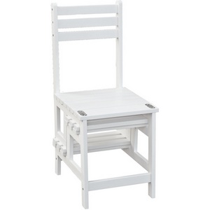 Изображение товара Стул с подставкой для ног с 2 ступенями Массив снег от фабрики Mebelik