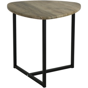 Изображение товара Стол журнальный BeautyStyle 11 дуб крымский состаренный/черный Mebelik (треугольная столешница)