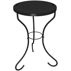 Изображение товара Столик журнальный SHT-CT10 чёрный муар Mebelik (круглая столешница, 3 ножки)