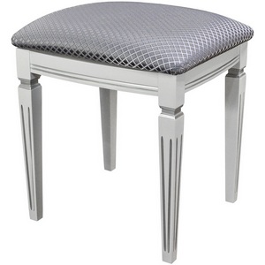 Изображение товара Банкетка Васко В 107Н белый/серебро, Атина серебро от фабрики Mebelik