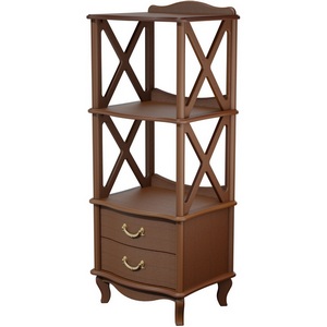 Изображение товара Стеллаж деревянный Джульетта 2 уровня, орех Л от фабрики Mebelik