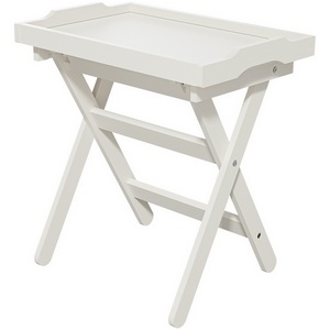 Изображение товара Столик с подносом Лотос молочный дуб Л Mebelik (прямоугольная столешница, 4 ножки)