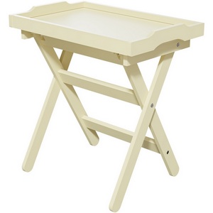 Изображение товара Столик с подносом Лотос дуб шампань Л Mebelik (прямоугольная столешница, 4 ножки)