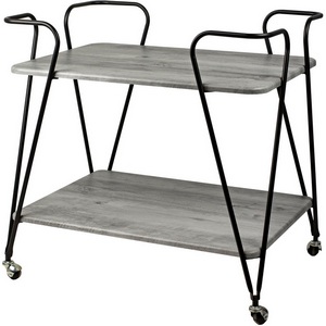 Изображение товара Стол сервировочный Эстер черный/орех гикори grey Mebelik 008845