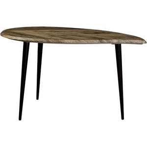 Изображение товара Стол журнальный BeautyStyle 28 дуб крымский состаренный/черный Mebelik 009008 (3 ножки)