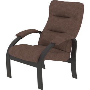 Изображение товара Кресло для отдыха Шоле, Ткань опхелия 15, каркас венге Mebelik арт.009075