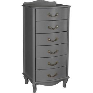 Изображение товара Комод Джульетта узкий 6 ящ., серый ясень Л Mebelik арт.009083