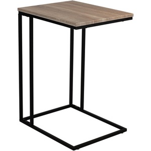 Изображение товара Стол придиванный BeautyStyle 30 дуб сонома/черный Mebelik 009089 (прямоугольная столешница)