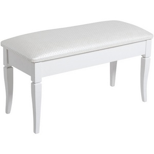 Изображение товара Банкетка Вивальди М с ящиком белый, ткань экокожа белый Mebelik 009389