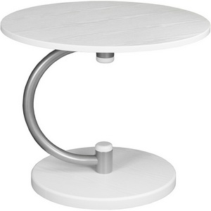 Изображение товара Стол журнальный Дуэт 13 металлик/белый Mebelik 009405