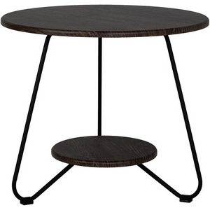 Изображение товара Стол журнальный BeautyStyle 38 дуб шоле коричневый/черный Mebelik 009435