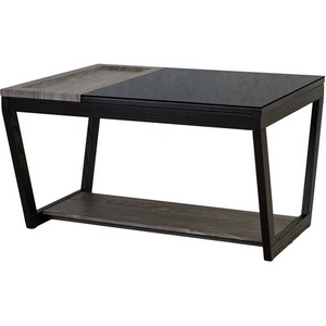 Изображение товара Стол журнальный BeautyStyle 31 дуб шоле графит/венге/стекло черное Mebelik 009462