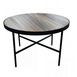 Изображение товара Стол журнальный МеталлАрт М011 БОЛЬШОЙ коричневый дуб/черный Mebelik 009492