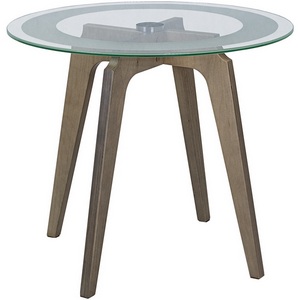 Изображение товара Стол журнальный Рилле 447 шимо/стекло прозрачное Mebelik 009585