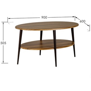 Изображение товара Стол журнальный BeautyStyle 29 дуб вотан/черный Mebelik 009785