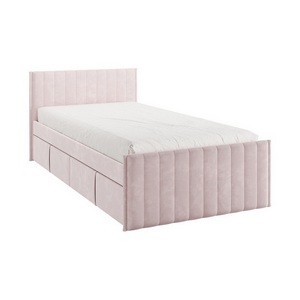 Изображение товара Кровать с ящиками Твикс 90х200 см Mebelson (ДСП,Велюр/Розовый) арт.171565,2172