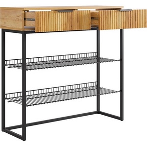 Изображение товара Обувница Классная 1 Mebelson (ЛДСП,Металл/Дуб золотой,Черный) арт.172188,3325