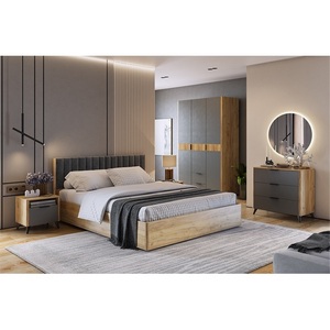 Изображение товара Спальный гарнитур Адам К2 Mebelson (Дуб золотой,Графит) арт.СК2Адам.2564