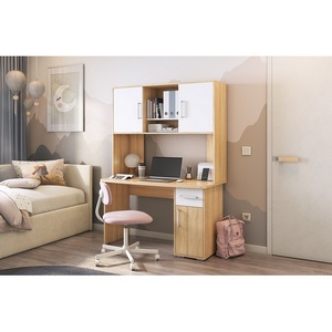 Изображение товара Стол компьютерный с ящиком и полкой Лайт К2, цвет дуб сонома/белый Mebelson (арт.СК2Лайт.1623) 120x60 см (прямоугольная столешница)