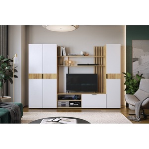 Изображение товара Гостиная Бери К2, цвет дуб крафт золотой/белое дерево Mebelson (арт.ГК02Бери.2563)