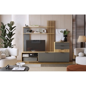 Изображение товара Гостиная Бери К3, цвет дуб крафт золотой/графит Mebelson (арт.ГК03Бери.2564)