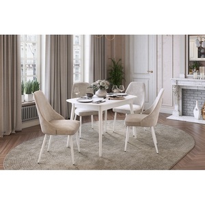 Изображение товара Стол обеденный раздвижной Сальса Mebelson (МДФ/Белый) KM-0212.0133