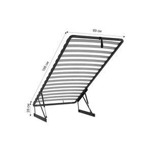 Изображение товара Основание разборное 890х1980 (0.9) с подъем. механизмом KO-0.9-02.0009 Mebelson