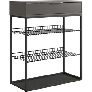 Изображение товара Обувница Краш Mebelson (ЛДСП,Металл/Черный,Графит) арт.LMN-13.1869