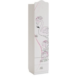 Изображение товара Фэнтези Шкаф комбинированный (с ящ. 1-створчатый), цвет белый рамух Mebelson (арт.MDF-02.1747)