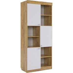 Изображение товара Форсаж Стеллаж, цвет дуб крафт золотой/белый Mebelson (арт.MKF-03.2725)