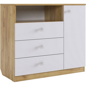 Изображение товара Форсаж Комод, цвет дуб крафт золотой/белый Mebelson (арт.MKF-06.2725)