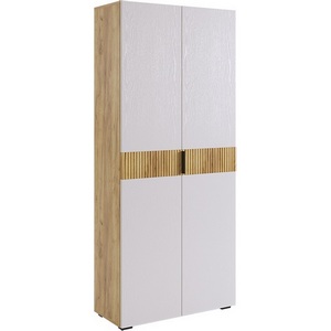 Изображение товара Бери Шкаф двухдверный, цвет дуб крафт золотой/белое дерево Mebelson (арт.MPR-024.2563)