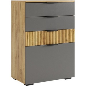 Изображение товара Бери Комод, цвет дуб крафт золотой/графит Mebelson (арт.MPR-027.2564)