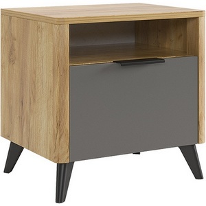 Изображение товара Адам Тумба прикроватная, цвет дуб крафт золотой/графит Mebelson (арт.MSA-01.2564)