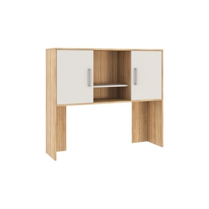 Изображение товара Стеллаж деревянный высотой 100 см Лайт-2 Надстройка стола компьютерного 1200 Mebelson арт.NKL02S1.2.1623