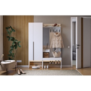 Изображение товара Прихожая "Баско К2" Mebelson (ЛДСП/Светлое дерево) арт.ПК02Баско.2552