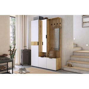 Изображение товара Прихожая "Бери К2" (1200х350х1826), цвет дуб крафт золотой/белое дерево Mebelson (арт.ПК02Бери.2563)