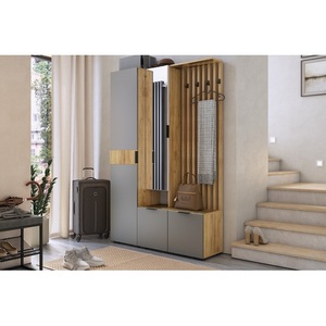 Изображение товара Прихожая "Бери К2" (1200х350х1826), цвет дуб крафт золотой/графит Mebelson (арт.ПК02Бери.2564)