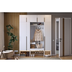 Изображение товара Прихожая "Баско К9" Mebelson (ЛДСП/Светлое дерево) арт.ПК09Баско.2552