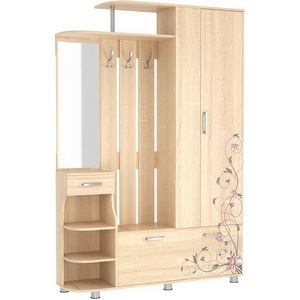 Изображение товара Прихожая Барселона-2 Mebelson (ЛДСП,Зеркало,Пластик/Дуб сонома) арт.PR-0017.1544