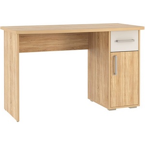 Изображение товара Стол компьютерный с ящиком 120x60 см, цвет дуб сонома/белый Mebelson Лайт-1 (арт.SKL1.1N01.1623) (прямоугольная столешница)